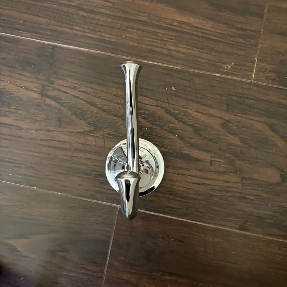 Delta Faucet Linden Chrome Mounted Double Robe Hook
